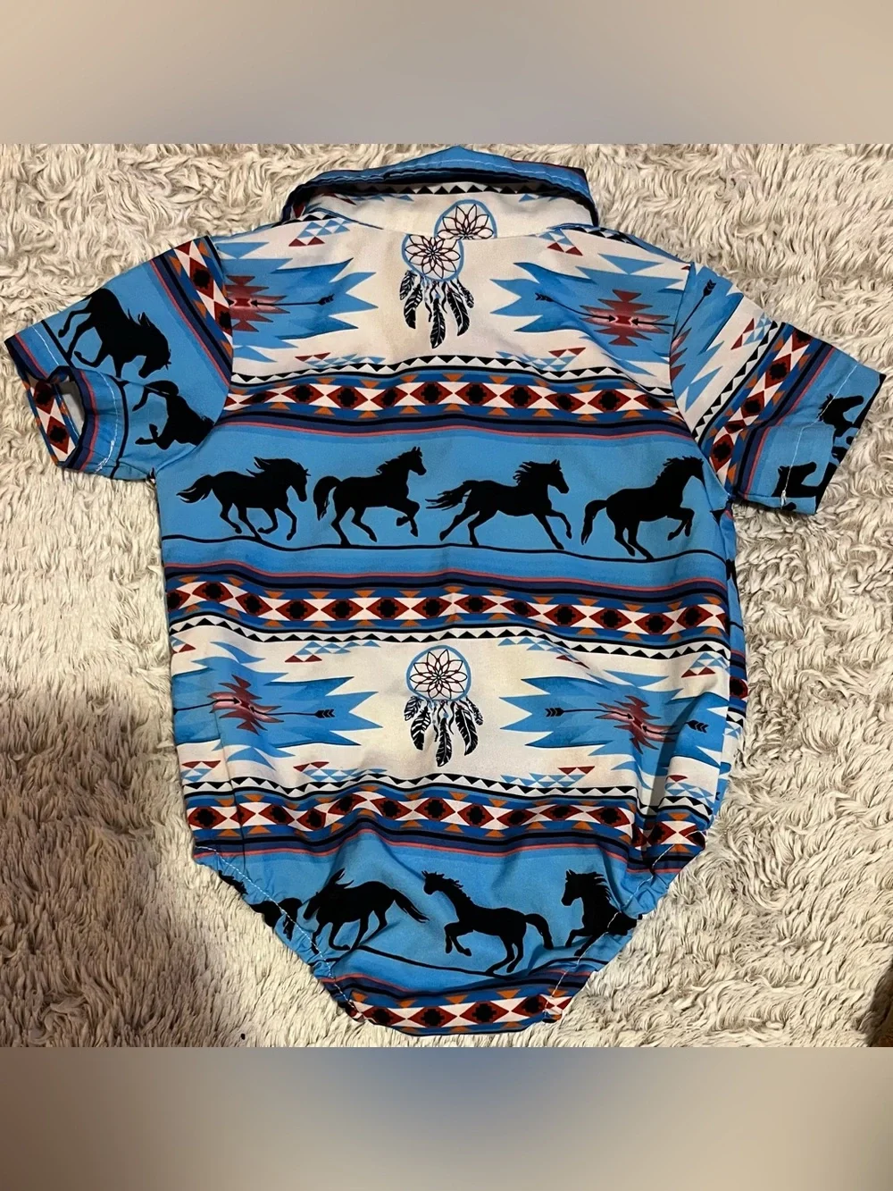 Baby boy western top with boots